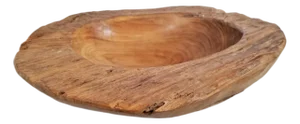 Vintage Rustic Teak Root Decorative Bowl 15"