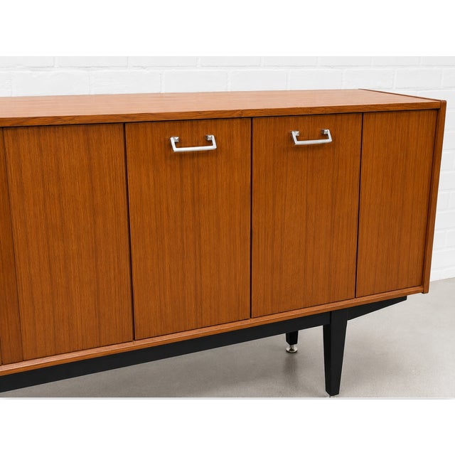 Mid Century Modern Teak Sideboard by Nathan Furniture, Made in England | British MCM Credenza, C. 1960’s For Sale - Image 14 of 17