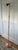 1940s Rare Vintage Copper Floor Lamp With Brass Fittings and Glass Shade For Sale - Image 5 of 9