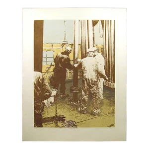 Ted Thomas "Waking Up" Hand Signed and Numbered Etching