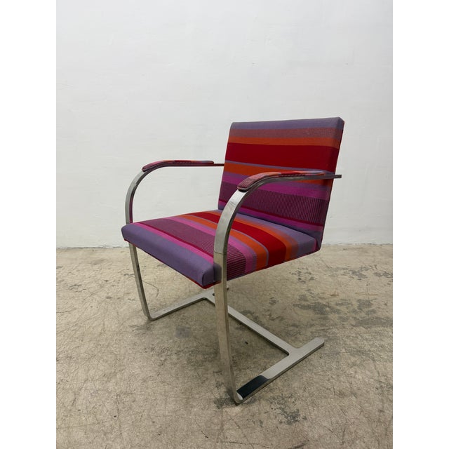 Mies Van Der Rohe Brno Dining Arm Chairs for Treitel Gratz - Set of Six For Sale - Image 10 of 14