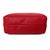 Vintage Celine Red Leather Vanity Case / Cosmetic Clutch With Gold Hardware For Sale - Image 9 of 14