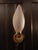 Glass Murano Glass Leaf Wall Sconce, 1990s For Sale - Image 7 of 7