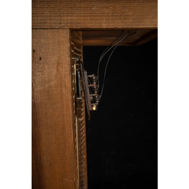 Brown Michael Garman Back Door Illuminated Cityscape Diorama For Sale - Image 8 of 18