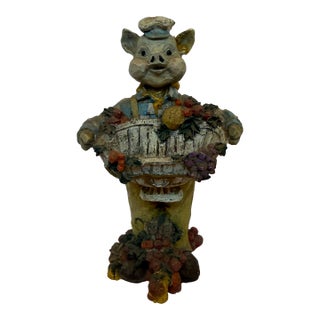 Ceramic Piggy Business Card Holder For Sale