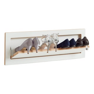 80×27-1 Fläpps Shoe Shelf in White from Ambivalenz For Sale