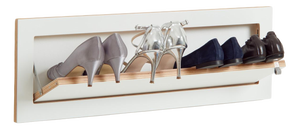 80×27-1 Fläpps Shoe Shelf in White from Ambivalenz