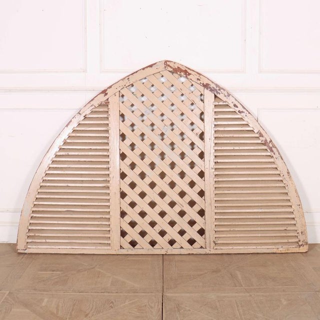 French Arched Shutters, 1890s, Set of 2 For Sale - Image 8 of 14