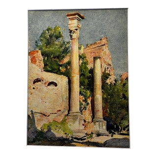 1926 the Forum Rome Italy Print For Sale