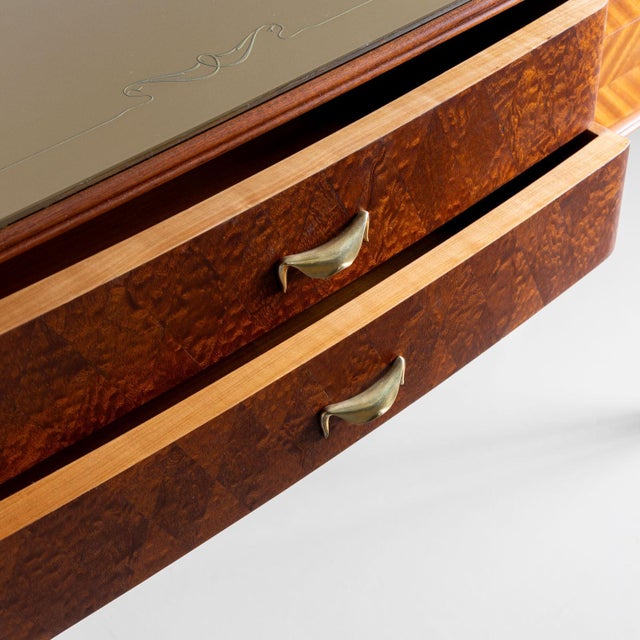 Wood Mid-20th Century Console Table, attributed to Paolo Buffa, Italian School For Sale - Image 7 of 18