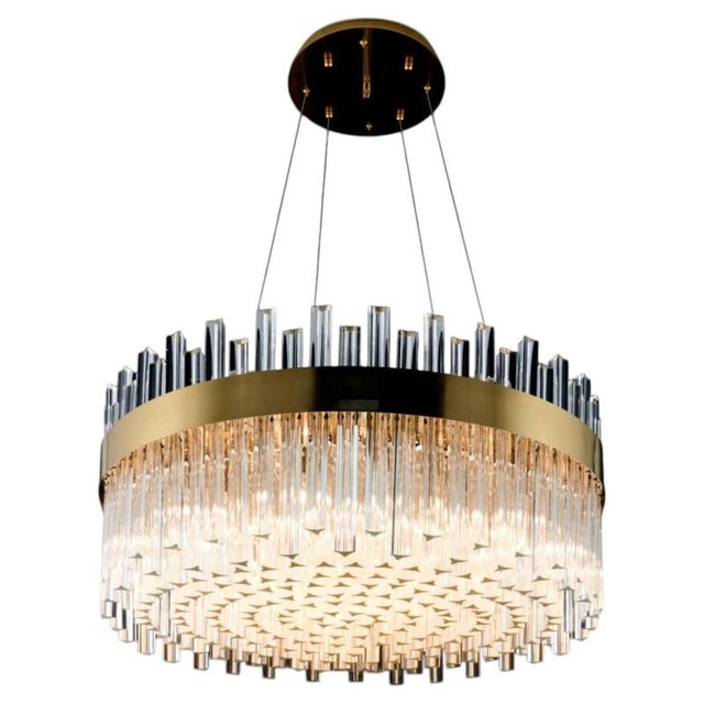 Collection Venere Chandelier in Metal and Crystal by Jago For Sale - Image 16 of 16