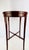 Vintage Mahogany Oval Side Table With Cross-Stretcher Base For Sale In Little Rock - Image 6 of 9