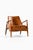 Easy Chair in Teak and Cognac Leather attributed to Ib Kofod-Larsen, 1950s For Sale - Image 3 of 17