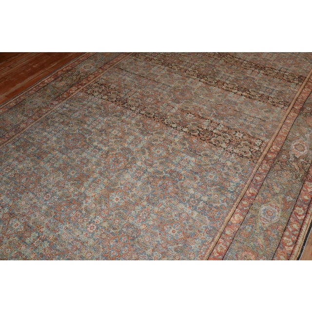 Red 19th Century Persian Farahan Corridor Rug - 7'2" x 16'10" For Sale - Image 8 of 11