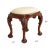 The Oval Mahogany Chippendale Bench is hand carved from solid, kiln dried, plantation grown mahogany and features an...