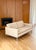Knoll Vintage Florence Knoll Relaxed Two-Seater Sofa Neutral Ivory For Sale - Image 4 of 10