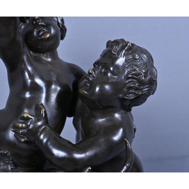 After Clodion, The Childhood of Bacchus, Late 19th Century, Bronze For Sale - Image 11 of 18