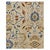 Early 21st Century Turkish Sultanabad Wool 13x20 Ivory, Blue, & Gold Handmade Area Rug #1141140 For Sale - Image 5 of 6