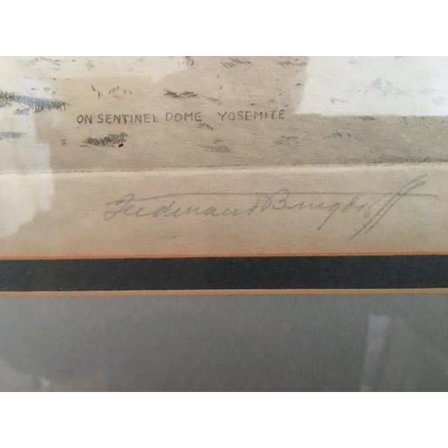 Expressionism 1930s Ferdinand Burgdorff Landscape Etching, Framed For Sale - Image 3 of 6