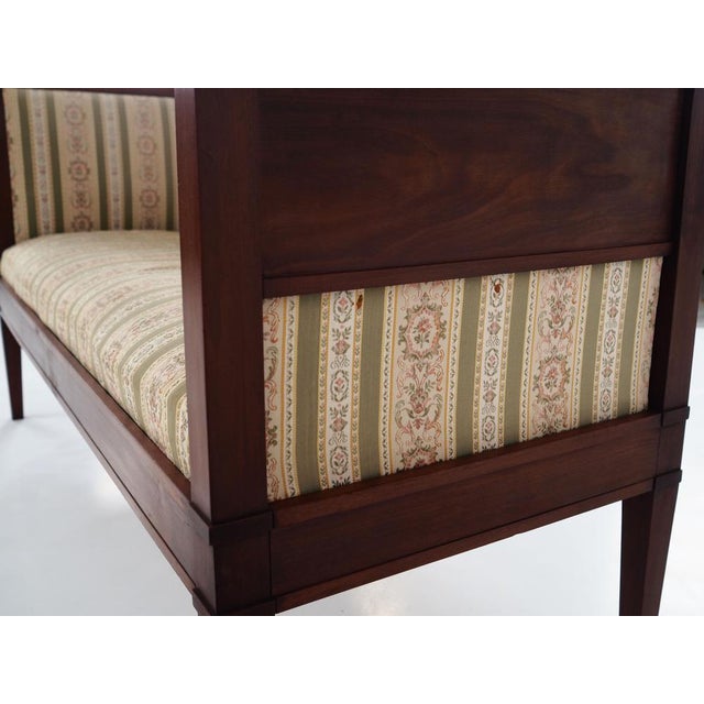 Empire French Mahogany Sofa, 1940s For Sale - Image 11 of 16