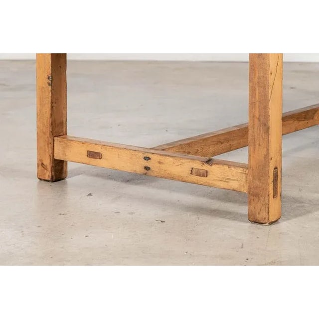 English Farmhouse Table, 1940s For Sale - Image 15 of 16