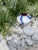 Ceramic Blue Brushstroke Italian Ceramic Vessel For Sale - Image 7 of 8