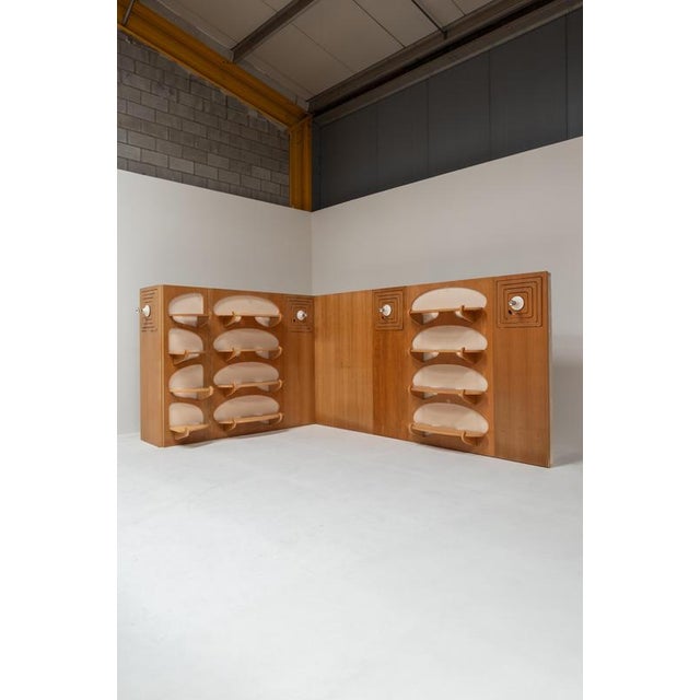 Modular Wall Unit by Anonima Design for Bonetto, Italy, 1969, Set of 9 For Sale - Image 10 of 14