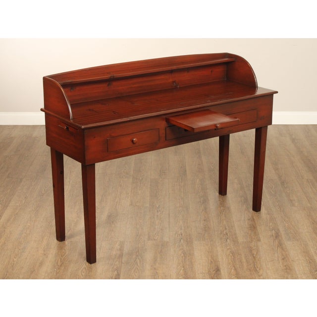 Late 20th Century Custom Crafted Farmhouse Pine Server Or Sideboard For Sale - Image 5 of 12