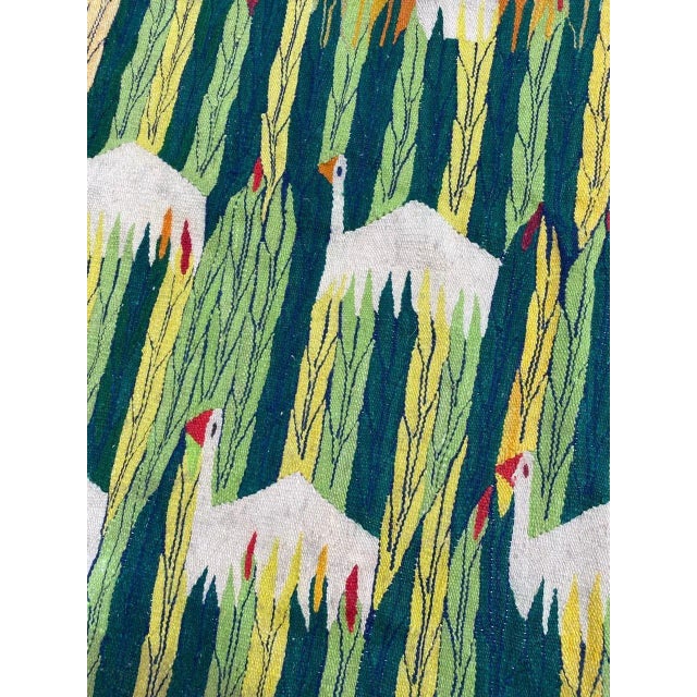 Vintage Egyptian Wissa Wassef Woven Tapestry For Sale - Image 4 of 17