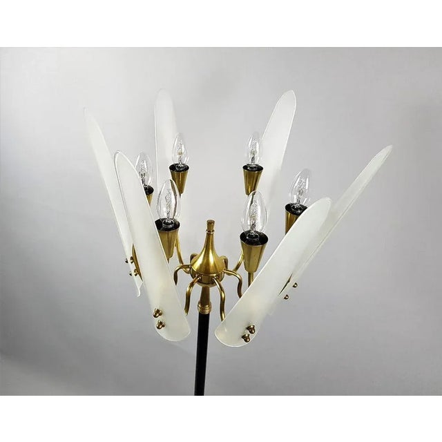 Italian Floor Lamp by Pietro Chiesa, 1950s, in Flawless conditions. Designed 1950 to 1959 This piece is attributed to the...