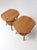 Wood Vintage Oak Side Tables With Carved Wheat Sheaf Apron Pair For Sale - Image 7 of 9