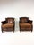 Pair of Antique European Leather Club Chairs (Circa 1920s/30s) For Sale - Image 11 of 11