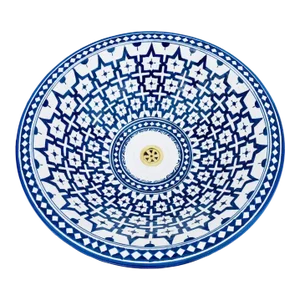 Contemporary Moroccan Sink Decorative Hand Painted