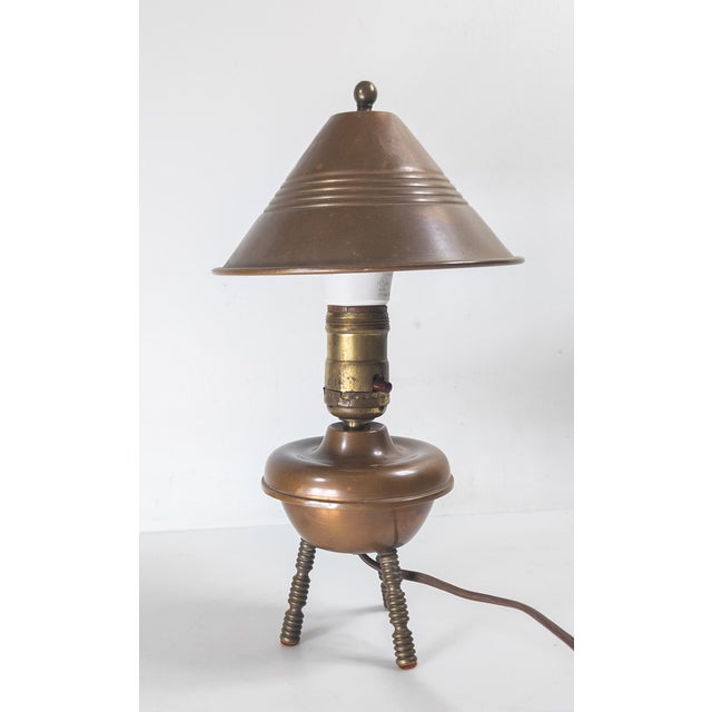 We are selling this Copper arts and crafts table lamp. This table lamp is very charming in it’s style and proportions. It...