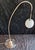 Vintage Table Lamp with Metal Frame and White Glass Globe by Schneider GMBH & Co, 2003 For Sale - Image 4 of 8