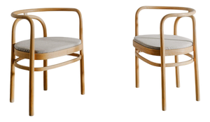PK-15 Wooden Dining Chairs by Poul Kjærholm for PP Møbler, Denmark, 1990s, Set of 2