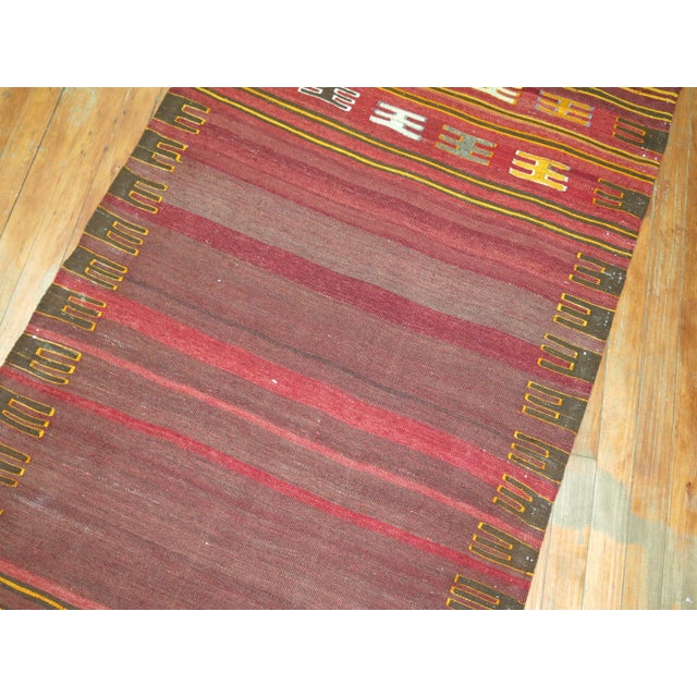 Vintage Persian Sofreh Kilim For Sale - Image 12 of 18