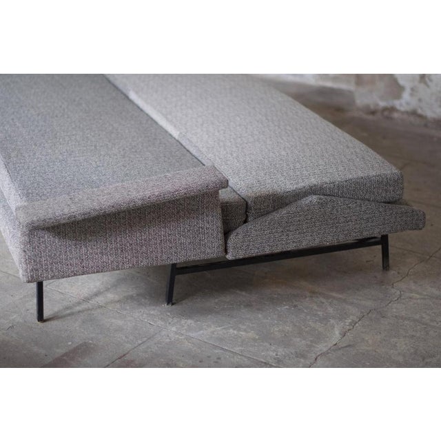 Mid-Century Modern Convertible Fabric Sofa by René Jean Caillette for Steiner, 1961 For Sale - Image 3 of 17