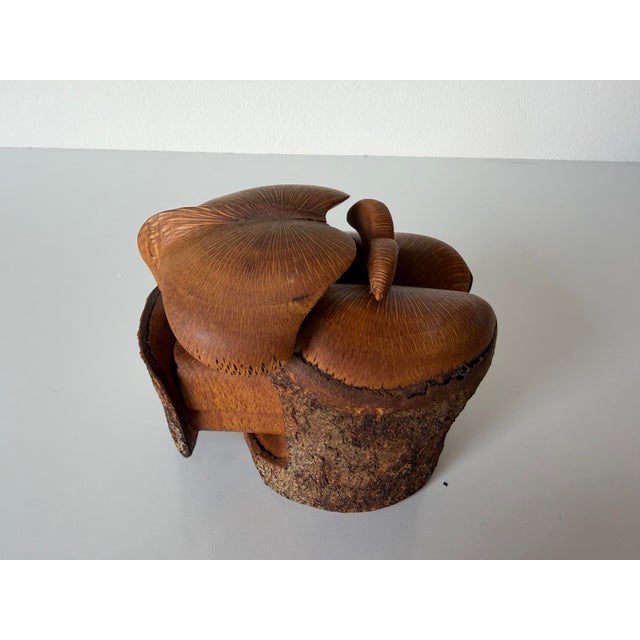 Unique vintage hand-carved wooden puzzle box sculpture crafted in 1993 by Hardens Art, Hawaii. This beautifully sculpted...