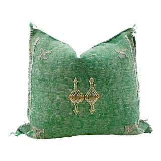 Moroccan Sabra Cactus Silk Pillow Cover For Sale