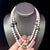 Traditional Akoya Tahitian Pearl Diamond Sapphire Necklace 14k Gold Certified For Sale - Image 3 of 16