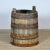 Brown Oak Barrel or Planter, 1920s For Sale - Image 8 of 8