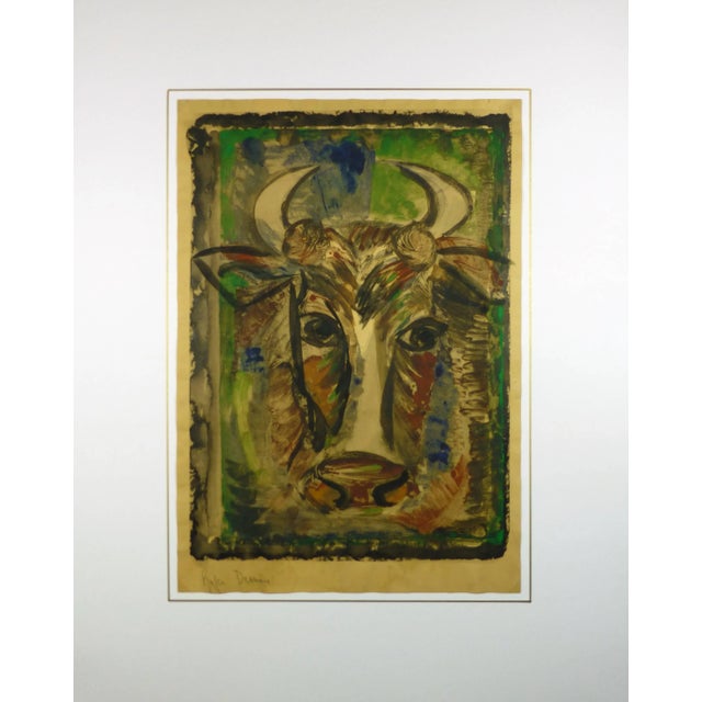 Roger Desmare, Portrait of a Steer For Sale - Image 4 of 5