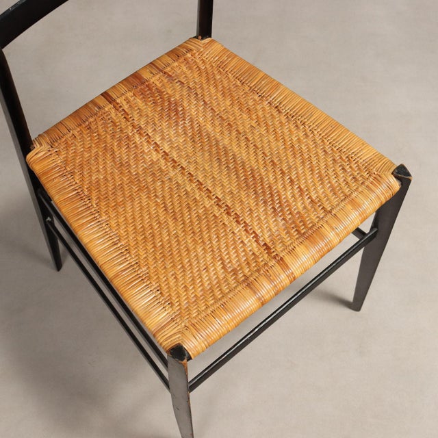 Brown Vintage 699 Superleggera Chairs by Gio Ponti for Cassina, Italy, 1960s, Set of 2 For Sale - Image 8 of 10