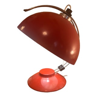 Red Table Lamp, 1970s For Sale