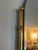 Vintage Mid Century Modern Solid Brass Wall Mirror 1970s Postmodern 80s For Sale - Image 11 of 11