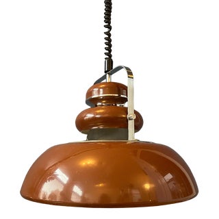 Vintage Space Age Pendant Lamp by Anvia, 1970s For Sale