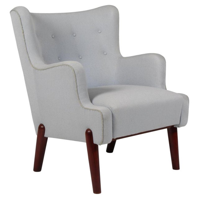 Wood Koppel Lounge Chair by Eva and Nils Koppel, Denmark, 1950s For Sale - Image 7 of 7