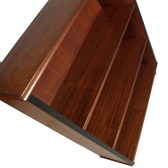 Italian Art Deco Mahogany Bookcase, 1930s For Sale - Image 9 of 10