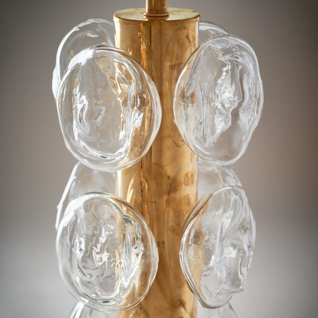 Murano Glass Dotted Lamps For Sale - Image 4 of 9